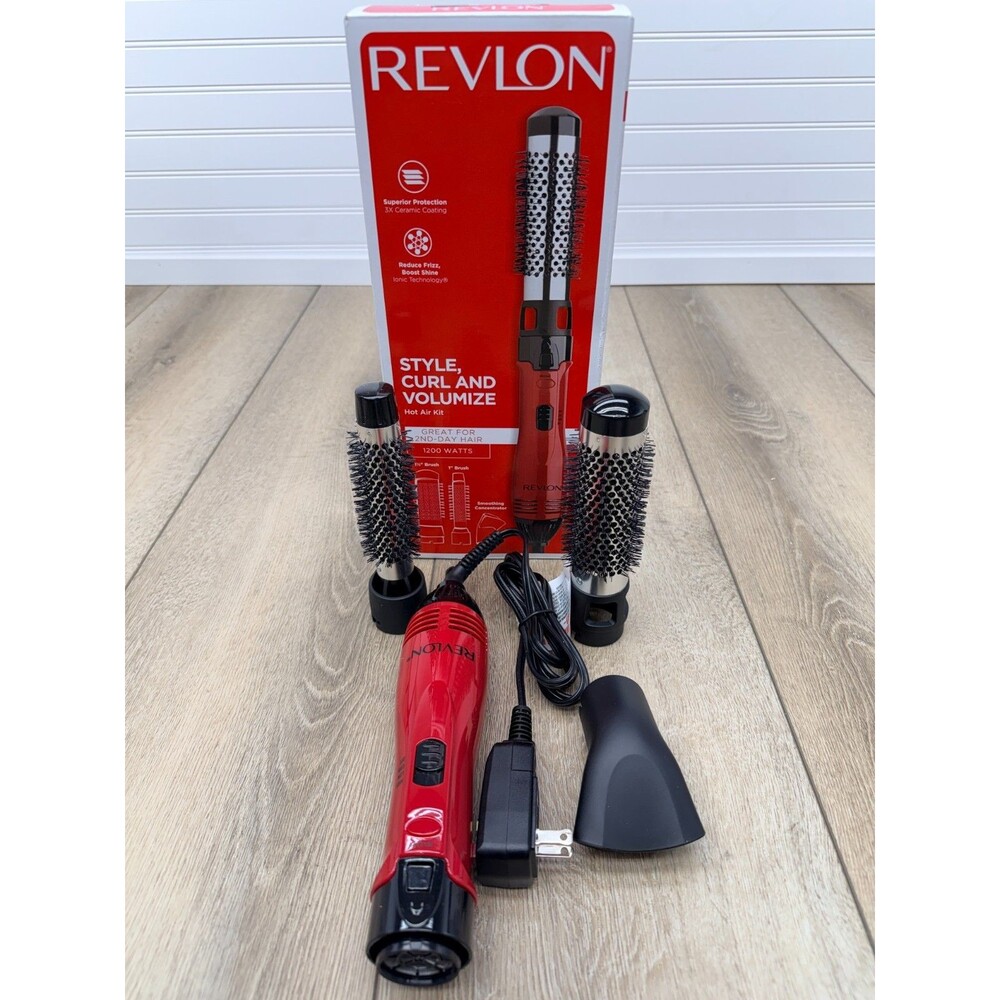 Revlon Ionic Technology Perfect Heat & Style Hair Dryer - 1200 Watt RV440Red NEW